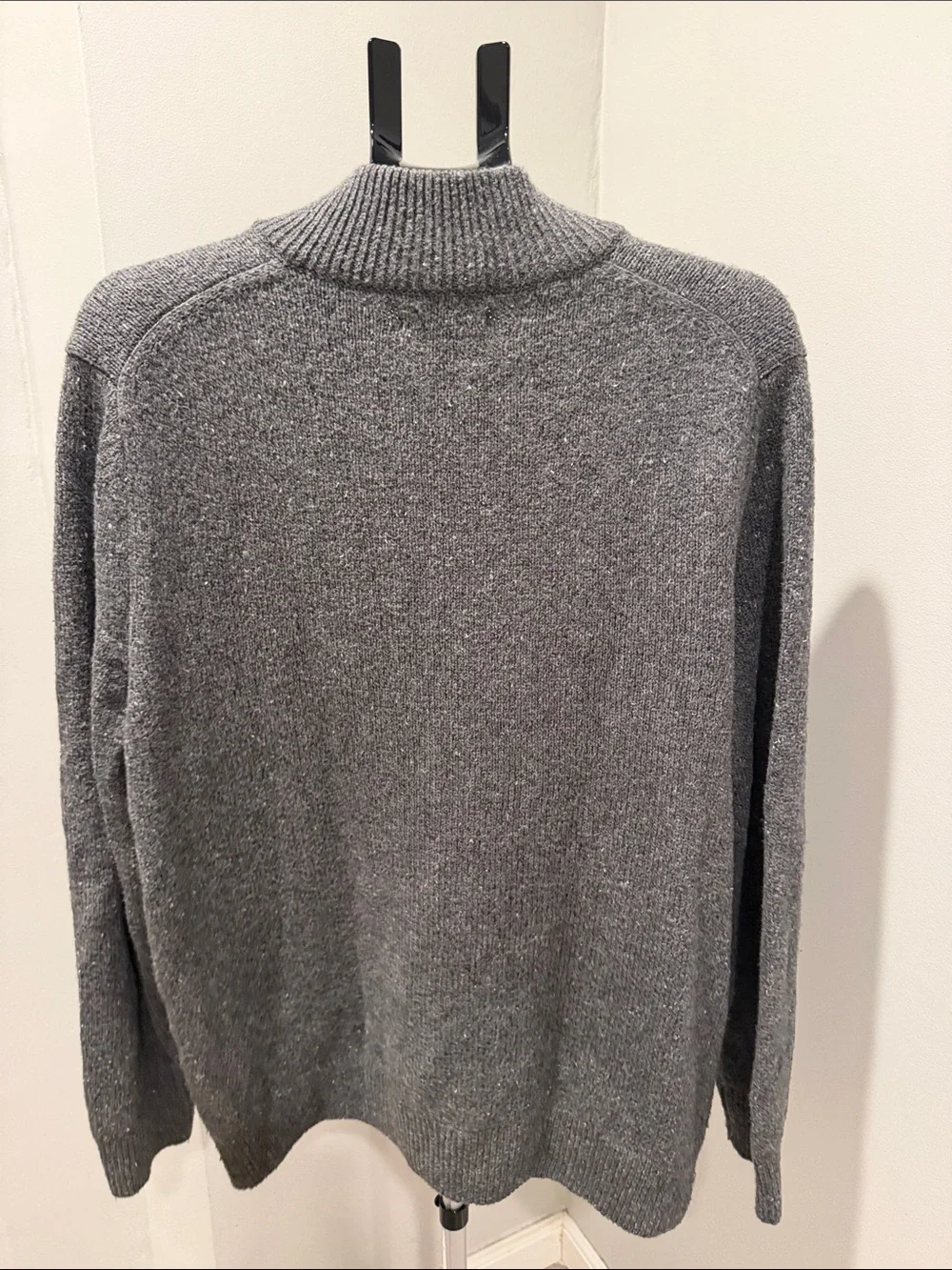 Sonoma Men's Size XXL Charcoal Gray Half-Zip Sweater